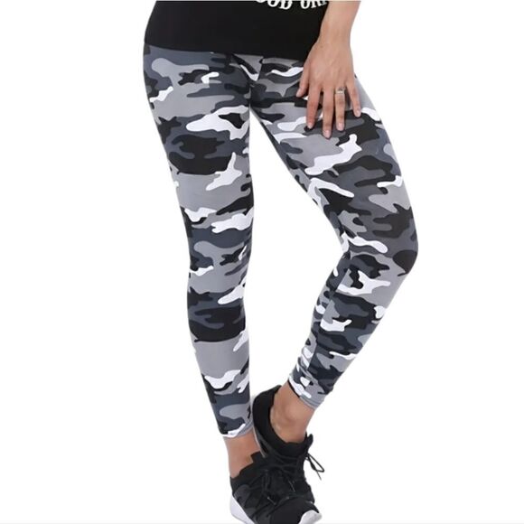 Women's Leggings Camouflage Tracksuit High Waist Casual Leggings - Picture 11 of 11